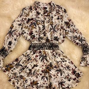 ALC silk floral dress